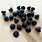 Blak Round Silicone Rubber Blanking End Cap Inserts Seal Plug Stopper 2.6 ~ 14mm