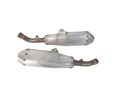 Coppia Terminali di Scarico Marmitta HONDA CRF 450 R CRF450R 2017 - 2018 - Immagine 1 di 4