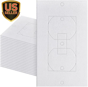 100 Pcs Outlet Insulation and Draft Sealers Foam Insulation Pads Electrical Outl - Picture 1 of 6