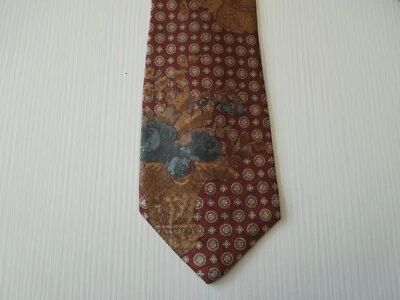 HUBERT MILANO SILK TIE SETA CRAVATTA MADE IN ITALY 2192 - Imagen 1 de 4