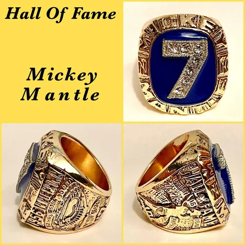 New York Yankees Mickey Mantle 1956 MVP/Hall Of Fame Ring Size 11 Cover