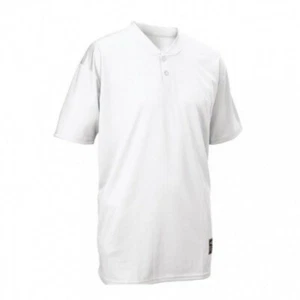 Easton Skinz White 2 Button Placket Jersey Youth - Picture 1 of 1