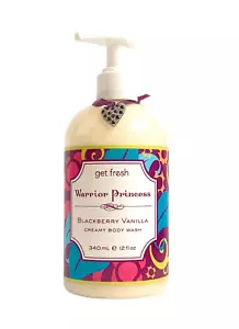 Get Fresh - Warrior Princess Creamy Body Wash - Blackberry & Vanilla 340ml - Picture 1 of 1