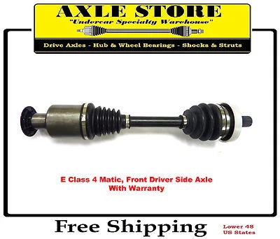 Front Left CV Axle Shaft Fits Mercedes Benz E280 E300 E320 E350 E500 4Matic — 第 1/3 张图片