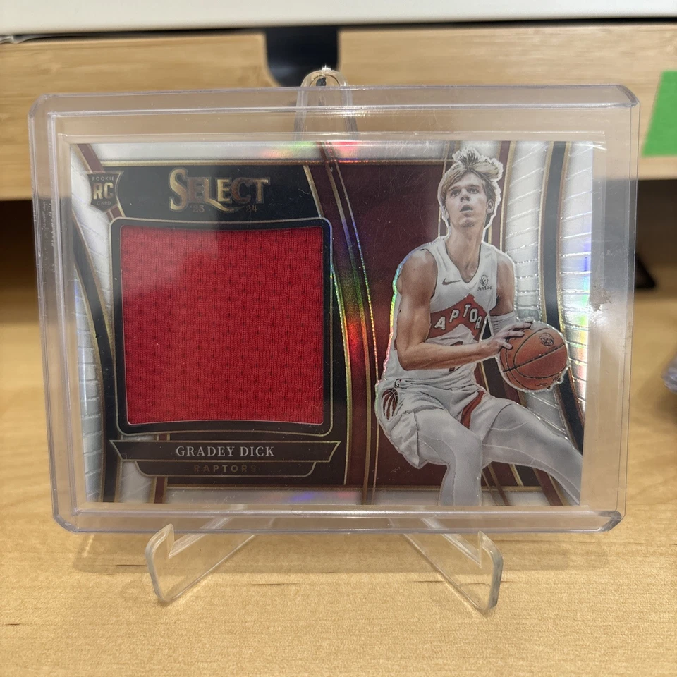 Gradey Dick 2023-24 Panini Select Rookie Jumbo Patch #RJS-GD Toronto Raptors RC - Image 1 of 2