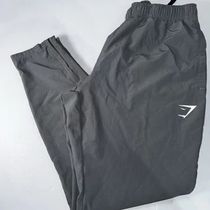 Gymshark Faded Gym Tapered Leg Arrival Track Jogginghose Grau Reißverschluss Knöchel Herren M - Bild 1 von 8
