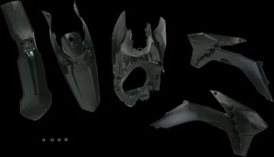 Kit de carrocería de guardabarros de plástico Acerbis negro KTM 150 XC 13-15 Foto 1 de 4