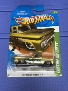 Hot Wheels 2011 Treasure Hunt Custom '62 Chevy w/ Protector - Picture 1 of 1