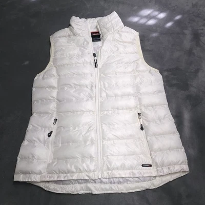 Gerry Puffer Vest Medium Reversible Full Zip Quilted Packable Outdoor Hiking - Image 1 of 4