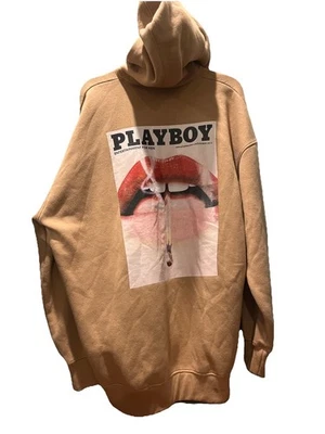 Playboy Missguided Suéter Extra Grande Negro Rojo Sudadera con Capucha Pullover XL Foto 1 de 4