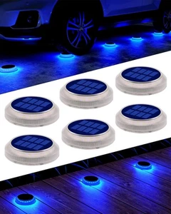 6 Packs Solar Driveway Lights, Solar Dock Lights, Deck Lights Solar Powered, ... - Picture 1 of 6