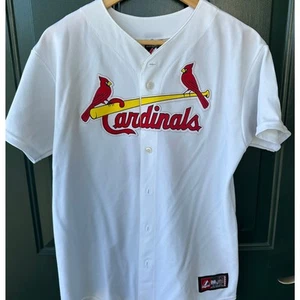 Vintage Majestic St. Louis Cardinals Jersey Freese 23 White XL Fits Like L USA - Picture 1 of 8