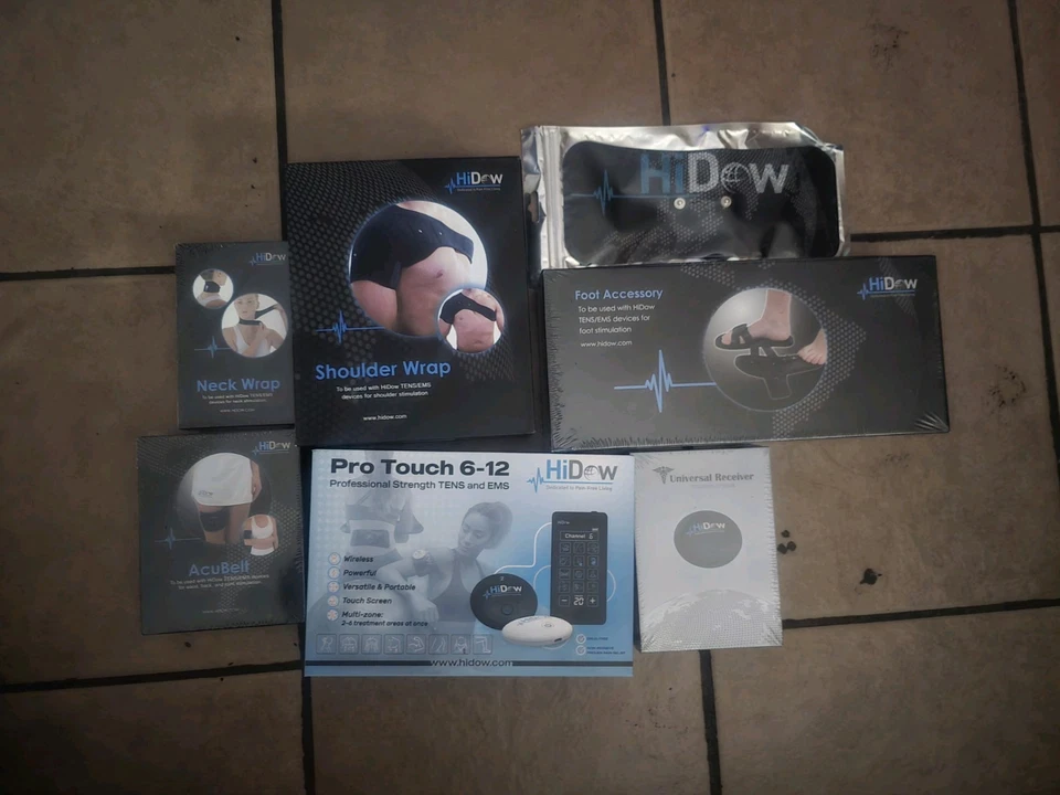 HiDow Pro Touch 6-12 Professional Strength TENS/EMS Device Bundle - Image 1 of 1