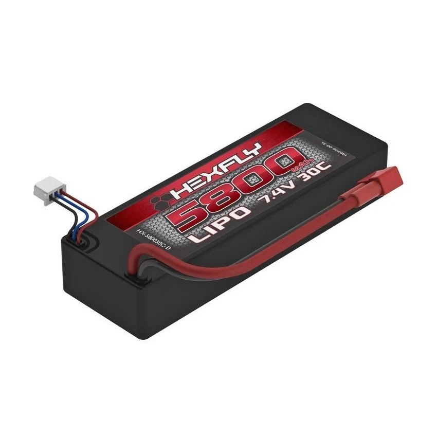 Redcat Racing HX-580030C-D LiPo Battery, 5800mAh 30c 7.4V with Deans Connector - Image 1 of 1