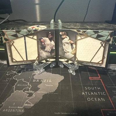 Libro de reliquias dobles Topps Diamond Icons 2022 Fernando Tatis Jr. y Tony Gwynn/10 Foto 1 de 4