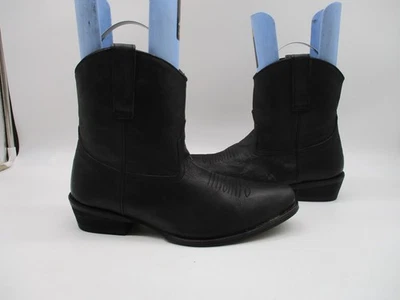 Roper Black Leather Snip Toe Dusty Ankle Fashion Western Boots Womens Size 9 - Image 1 of 4