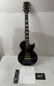 Gibson Les Paul Studio Electric Guitar Ebony Gold Hardware ~ Includes Soft Case - Picture 1 of 24