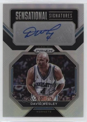 2022-23 Panini Prizm Sensational Signatures Silver David Wesley #SS-DW Auto - Image 1 of 2