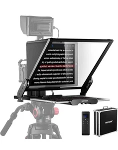 NEEWER Teleprompter X17 II with RT113 Remote/APP Control, 17" HD Beamsplitter... - Picture 1 of 10