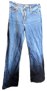 Levi 512 perfectly slimming 12M 30/31 bootcut blue jean preowned - Picture 1 of 6