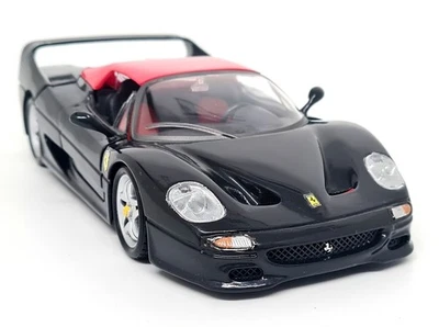 Maisto 1/24 - Ferrari F50 Coupe Black / Red Supercar Diecast Scale Model Car - Image 1 of 4