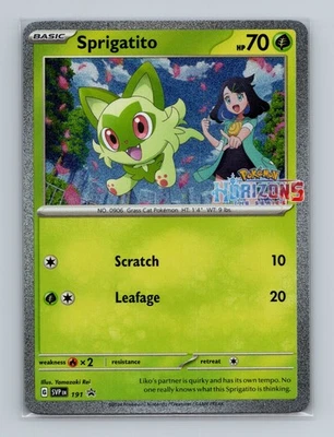 Sprigatito 191 Sv: Scarlet & Violet Promo Cards Holo - Image 1 of 2