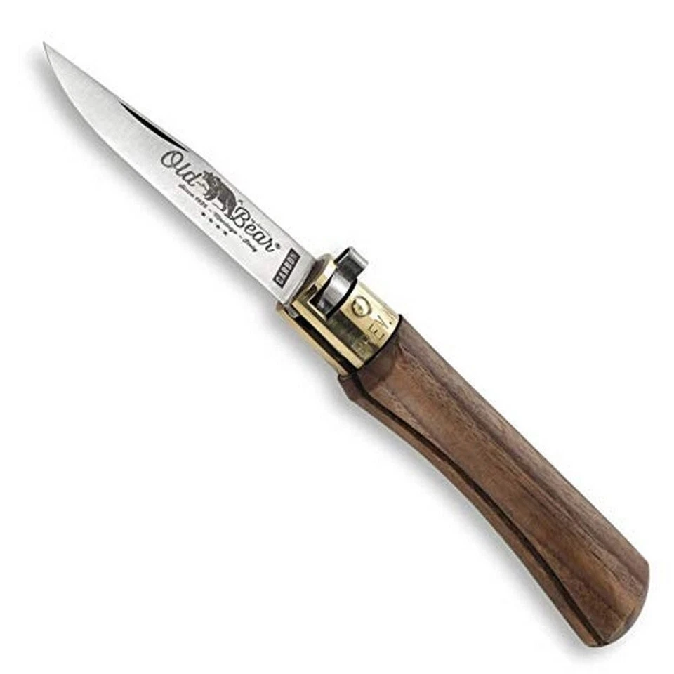 Old Bear Ant930617ln SM Classical Carbon Walnut C67 Carbon Steel Clip Point