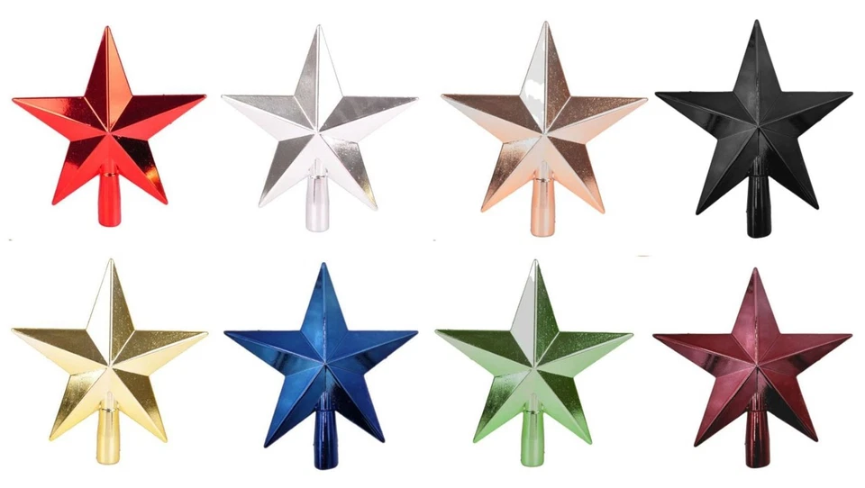 Baumspitze Stern Christbaumspitze Tannenbaumspitze Baumschmuck Weihnachtsdeko - Bild 1 von 1