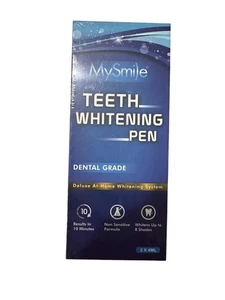 New Sealed MySmile 2 x 4ml Teeth Whitening Pens Dental Grade Pen 7/2027 - Picture 1 of 3