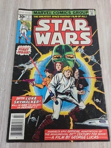 Star Wars #1 1st Print, Newsstand Marvel Comics 1977 First Appearance Ungraded - Picture 1 of 23
