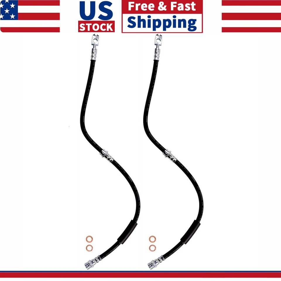 2x Manguera de freno delantera línea de freno para Audi TT 2008 2009 Foto 1 de 4