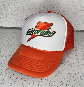 Gorra de camionero con logo Gatorade de Nissun naranja Snapback Gorra de malla para bebidas deportivas de los 90's Rara - Imagen 1 de 6