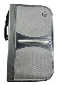 Vintage Fellowes Black and Gray 56 Disc Storage Carrying Zipper Case - Picture 1 of 11