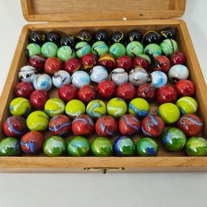 72 Vacor mehrfarbige helle gemischte Wirbelmurmeln 8 Läufe! NM bis postfrisch - Bild 1 von 6