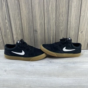 Nike Para Hombre SB Chron 2 Negro Gamuza Zapatos Atléticos Tenis Talla 9 EE. UU. - Imagen 1 de 14