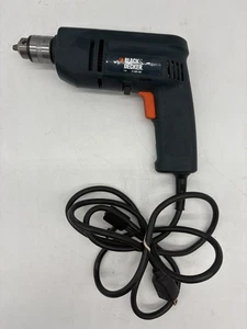 Taladro con cable Green Black & Decker 0-1200 rpm VSR 3A 7153 con llave de mandril FUNCIONA - Imagen 1 de 9