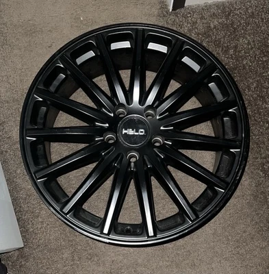 HELO Black 20 inch Wheel Rim Multi-Spoke Design 20x8.5 rim 5x114.3 lug pattern - Image 1 of 3