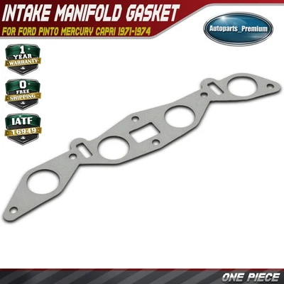 Junta coletor de admissão inferior do motor para Ford Pinto Mercury Capri 1971-1974 2.0L - Imagem 1 de 4