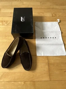 UNÜTZER ★ dunkel-braun Mokassins m. Lammfell EUR 38 Veloursleder OVP Leder - Bild 1 von 9
