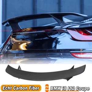 Passt für BMW i8 Coupe 14-18 Carbon Heckspoiler Spoiler Flügel Kofferraum Lippe  - Bild 1 von 12