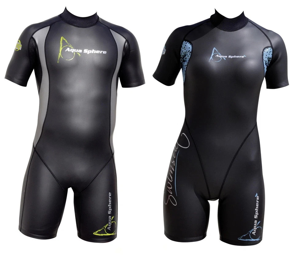 Aqua Sphere Skins Shorty Shortie Neo Damen Herren Skin Schwimmanzug  - Bild 1 von 1