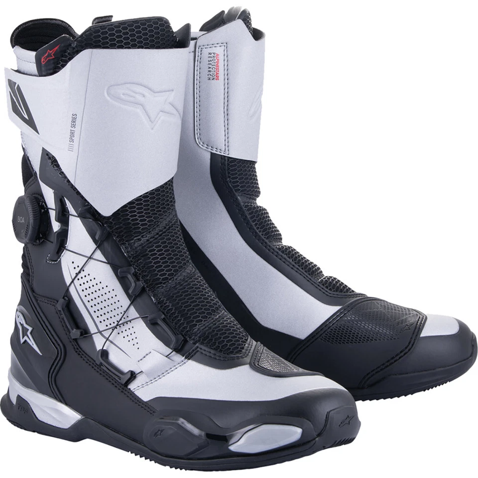 Ботинки боа Alpinestars SP-X 11,5 черные/серебристые - Изображение 1 из 1