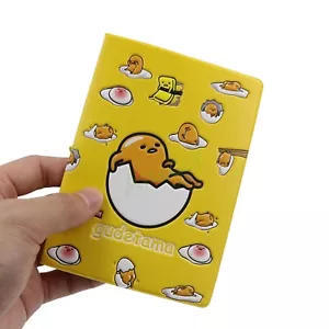 Lindo Huevo Perezoso Gudetama Portapasaporte Tarjeta de Crédito Cubierta Boletos Estuche Documental - Imagen 1 de 6