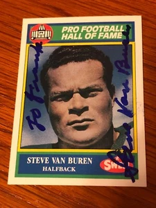 AUTOGRAPHED 1990 SWELL - STEVE VAN BUREN - PHILADEPHIA EAGLES - Picture 1 of 2