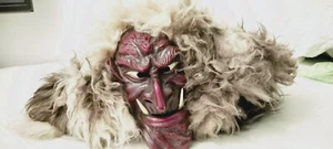 Teufel Dämon Holz Maske,Fasnacht,Fasnet,Larve, Fasching,Karneval - Bild 1 von 4