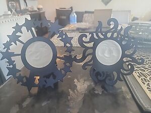 Partylite sun And Moon Tealight Candle Holders