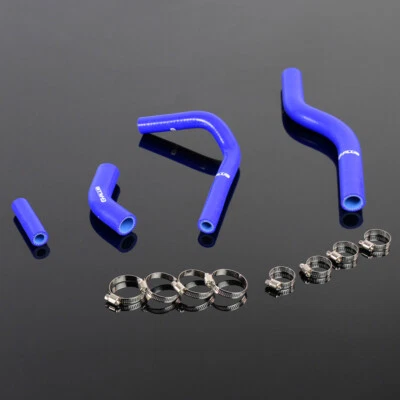 Manguera de radiador de refrigerante de silicona 4 piezas apta para Kawasaki KX250F/Suzuki RMZ250 2004 Foto 1 de 4