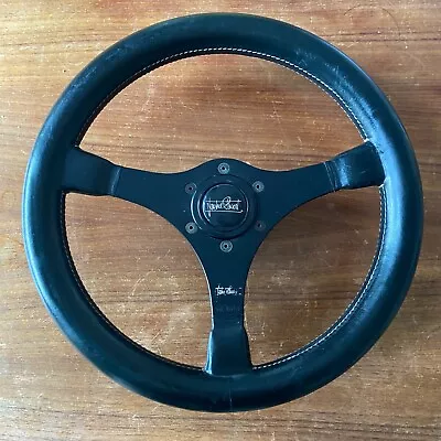 Vintage 70s MOMO JACKIE STEWART steering wheel Lenkrad Volante 350mm Porsche BMW - Bild 1 von 4