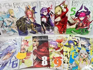 C105 WADA ARCO Fate Grand Order MEMO 1 2 3 4 5 6 7 8 9 tsuki holo art book 12set - Picture 1 of 22