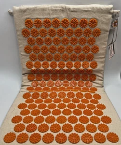 Complete Unity Yoga Relaxfast Lite Acupressure Mat 13"x26" NWT NEW Tan / Orange - Picture 1 of 5